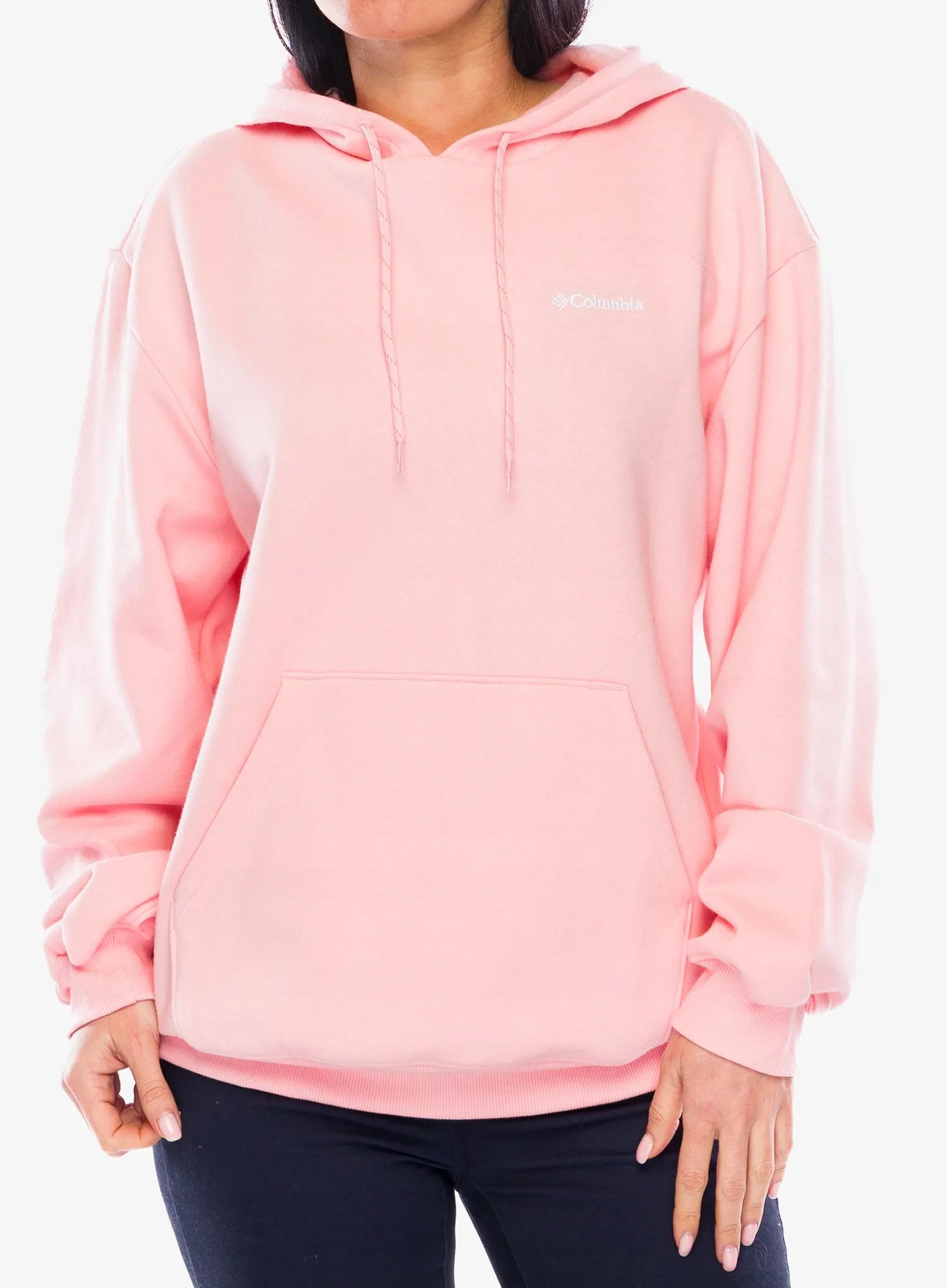 Dámská mikina s kapucí Columbia Mikina s kapucí pink písková M