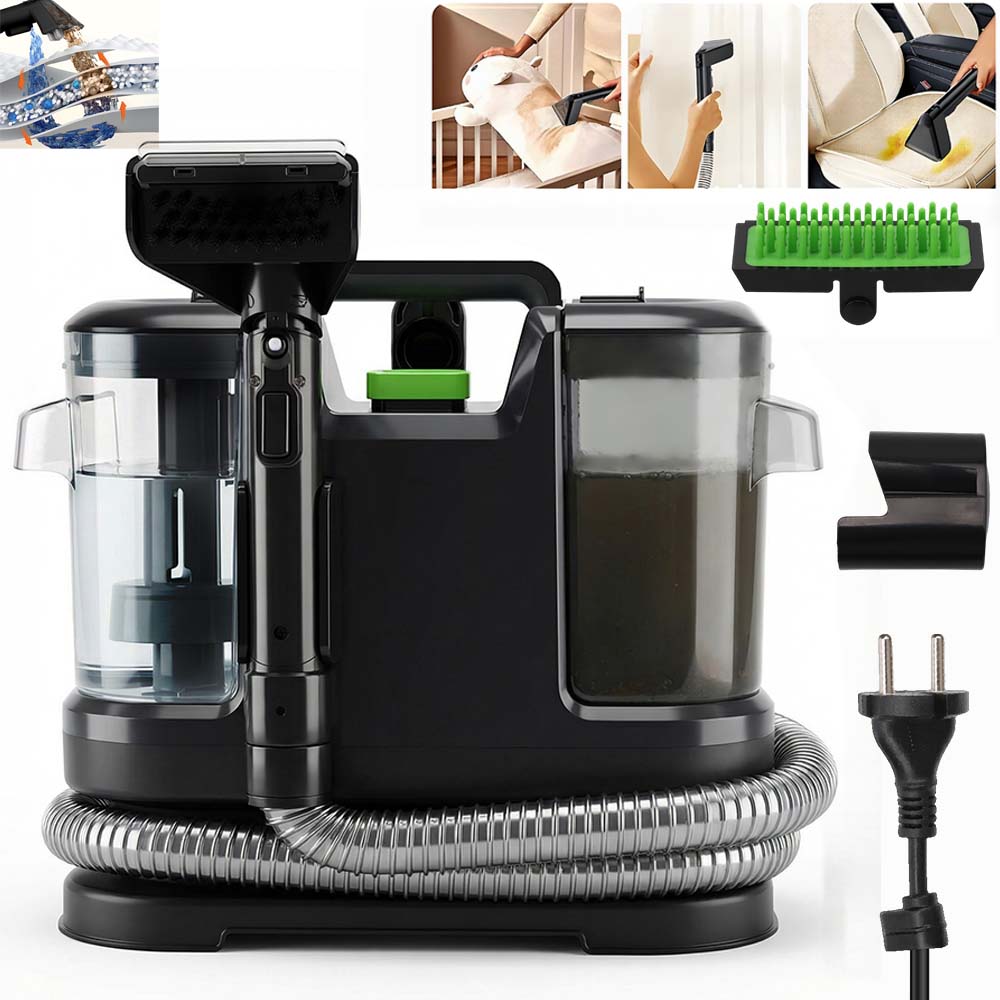 Výkonný Vysavač Na Koberce 450 W S Dvojitou Nádrží 1.8 L 0.8 L