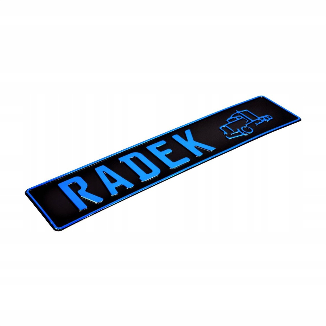 

Tablica z imieniem Radek aluminiowa tłoczona