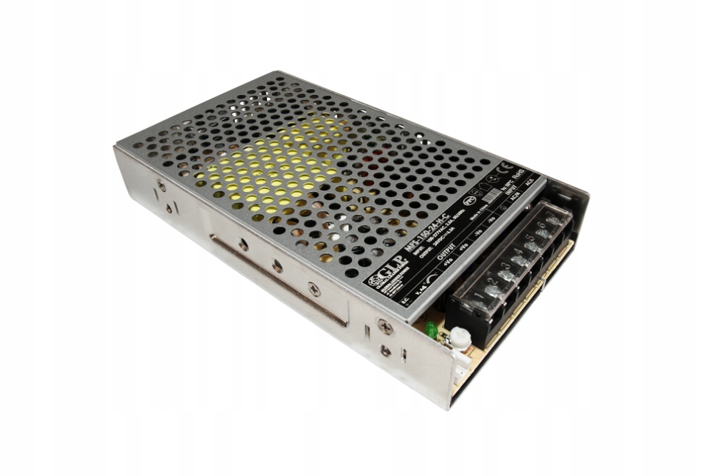 MFS-150-24-H-C: Glp: 24V/6.3A/151.2W enclosed Psu, Pfc, Uin 85-305VAC 1
