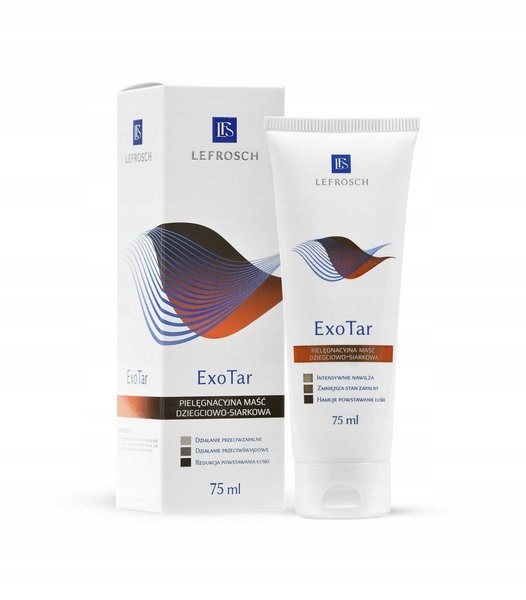 

Exotar Maść Dziegciowo-siarkowa Azs Łuszczyca 75ml