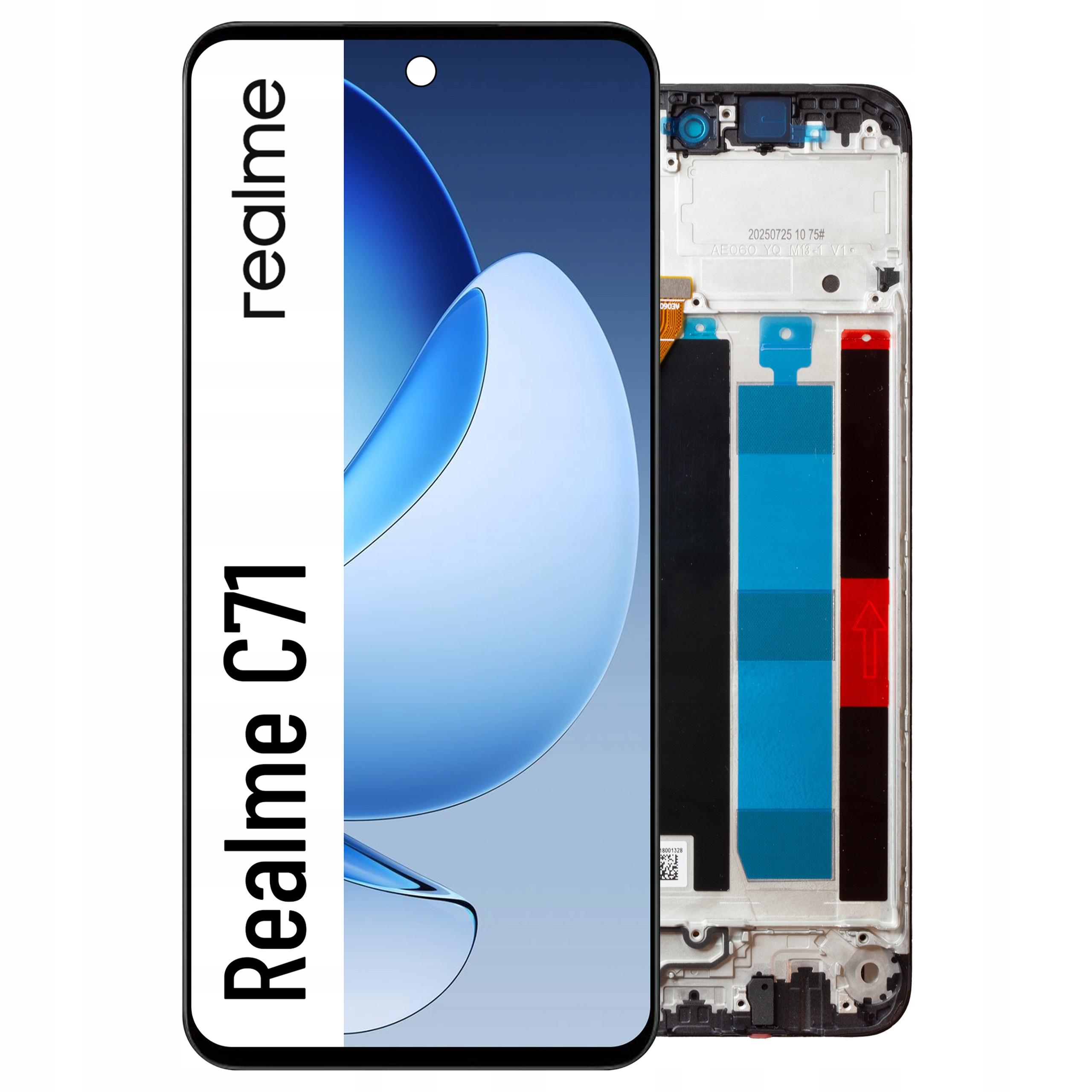 RMX5303 pro Realme C71 LCD Matrix Rámeček