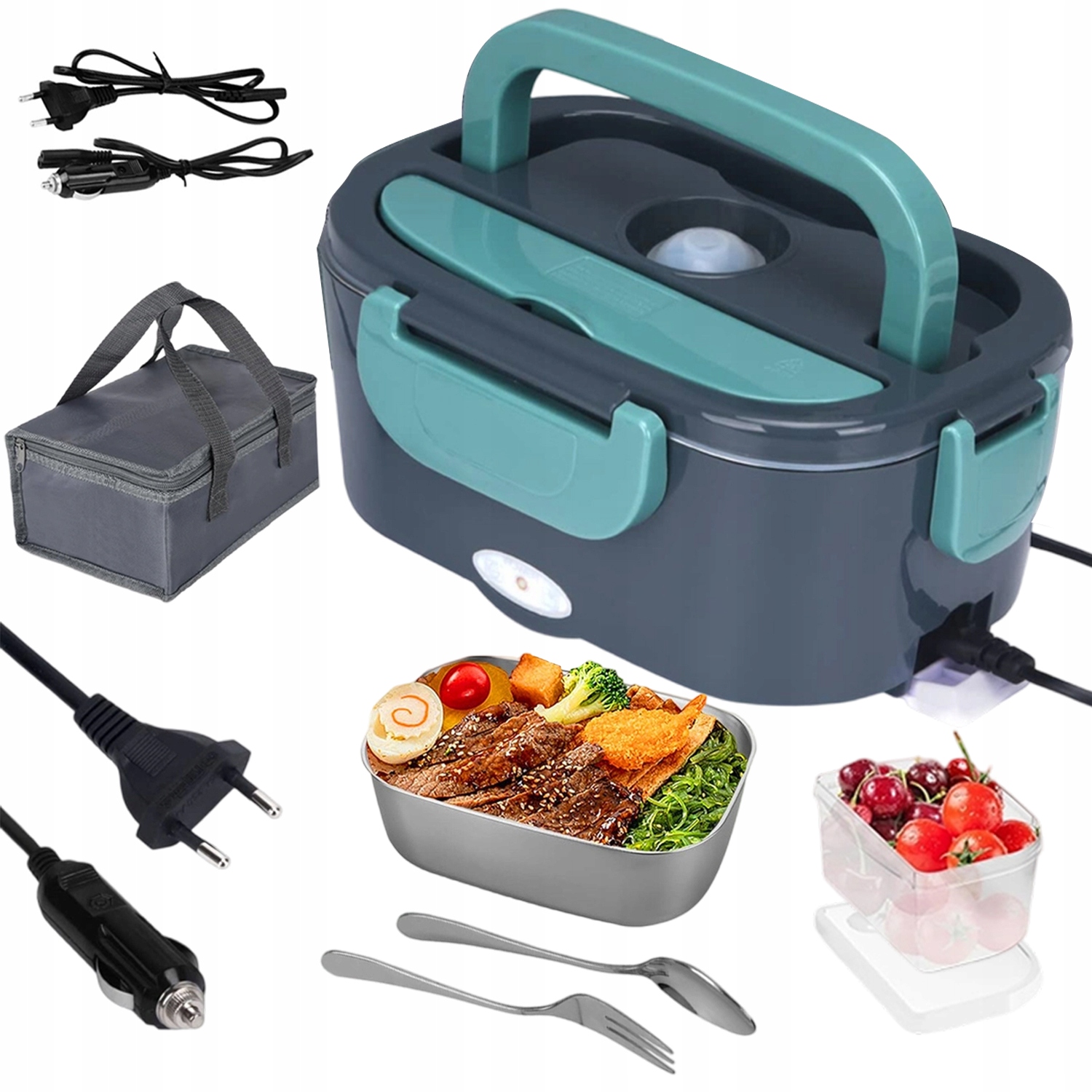 Elektrický Obědový Box 1.5 L 60 W Ohřívač Potravin Pro Termotašku