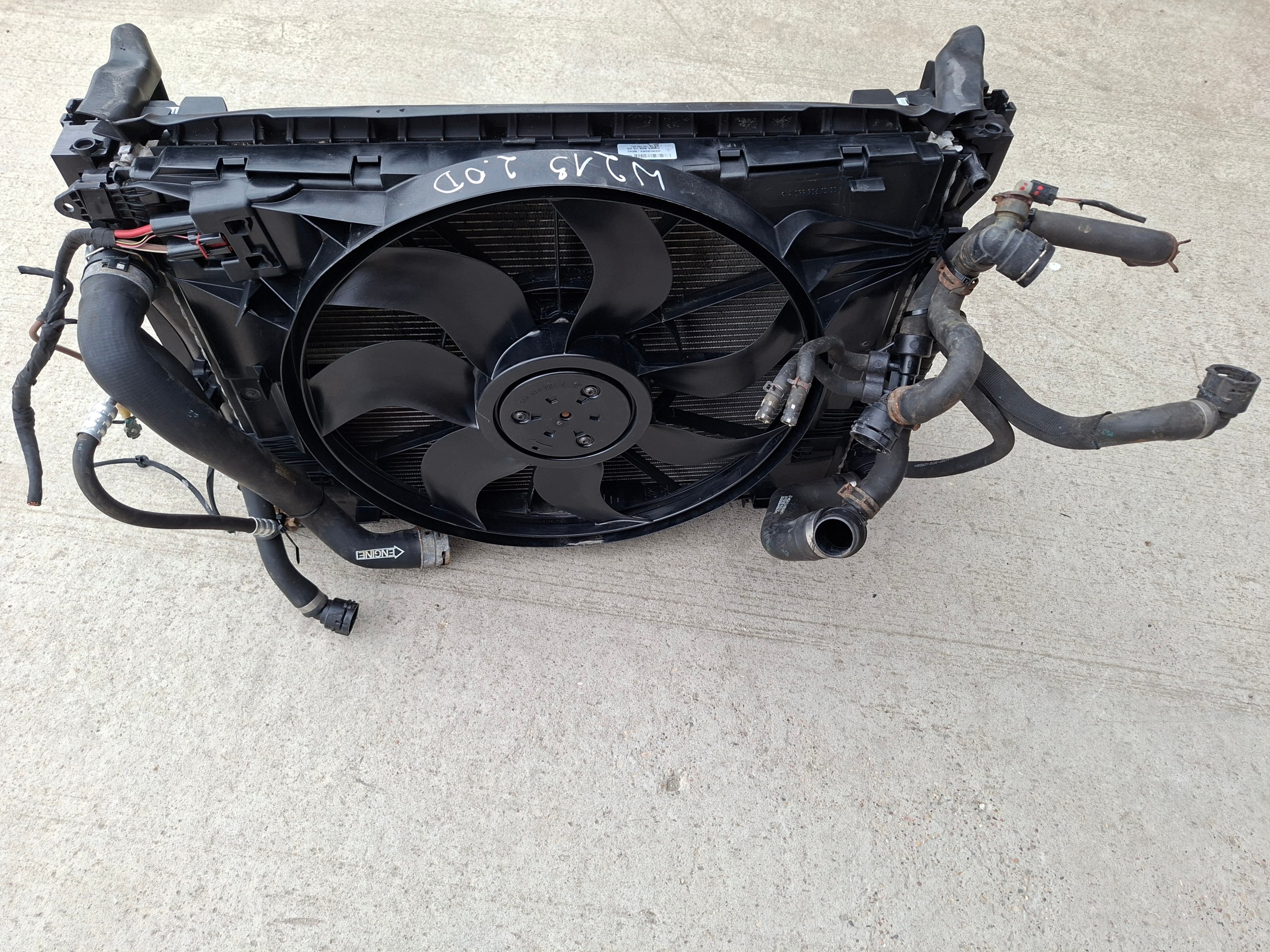 KOMPLET chladiče chladiče ventilátor MERCEDES E W213 S213 E 220 D 2.0 CDI