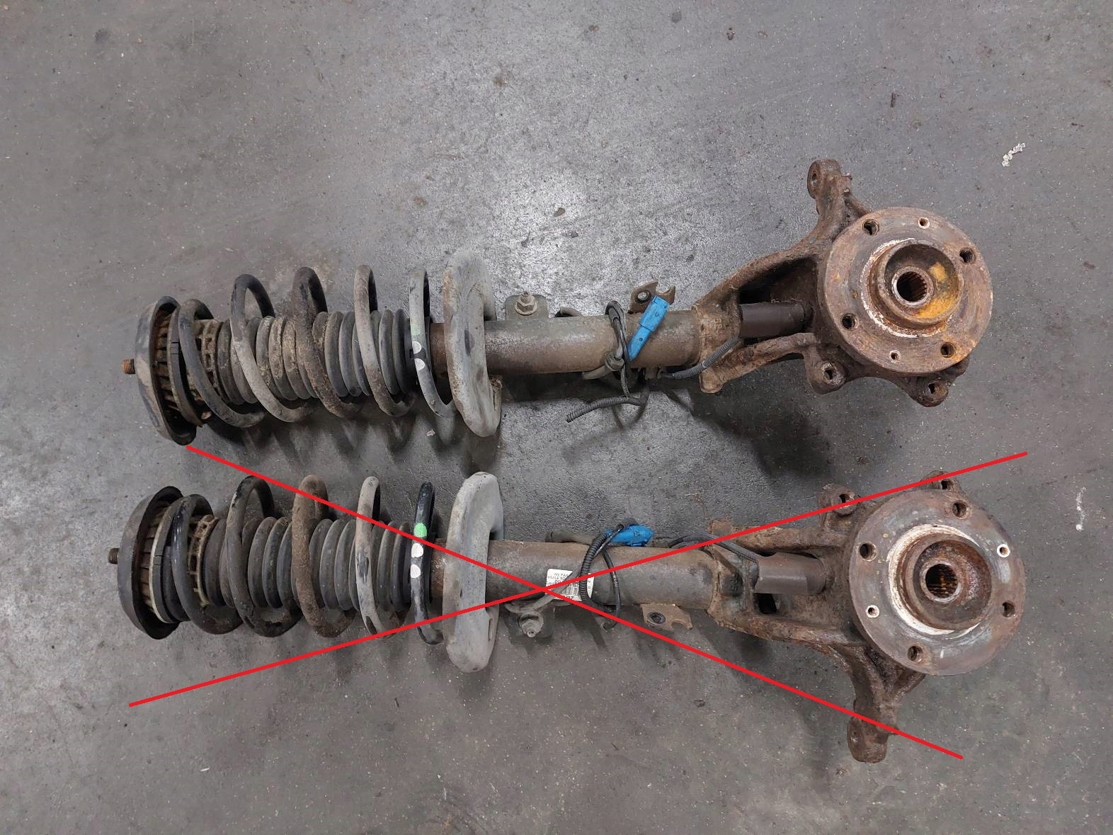 shock absorber spring swing left front PEUGEOT 207 and LIFT 1.4 8V