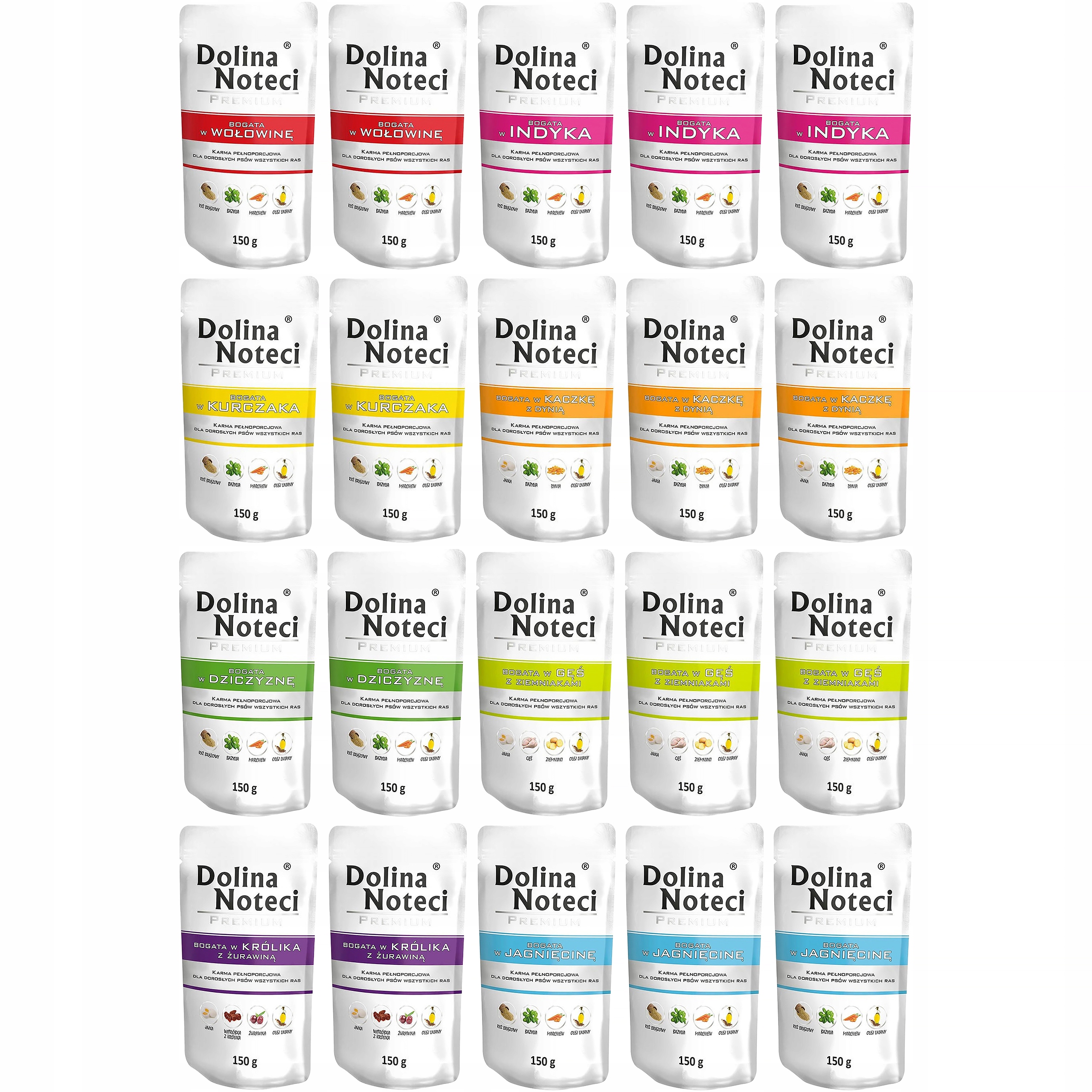 Levně Dolina Noteci Premium sáček MIX Chutí 20 x 150 g