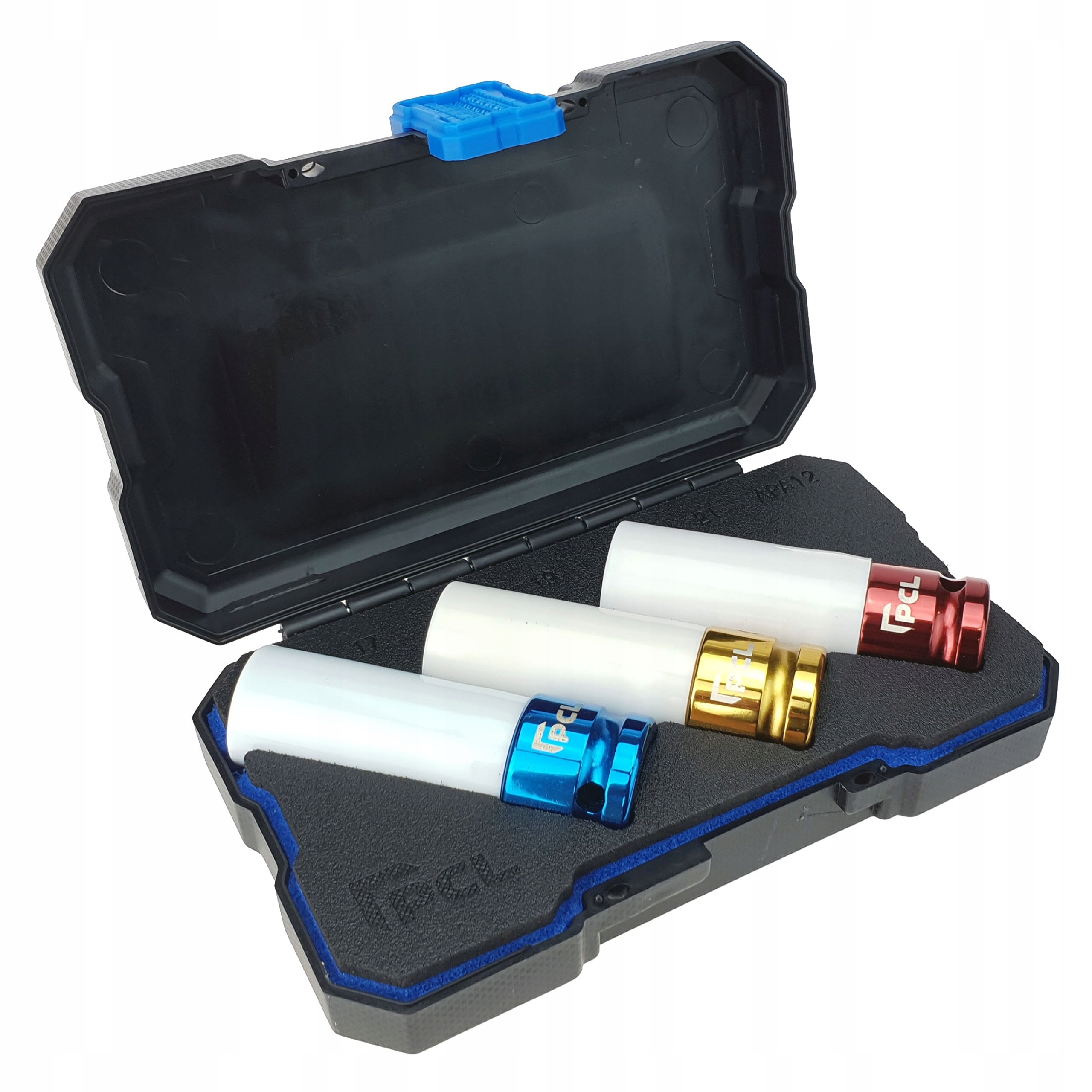 Sada Rázových Nástavců Pcl Pro Hliníkové Ráfky 1/2'' Na Klíč 17 19 21 MM