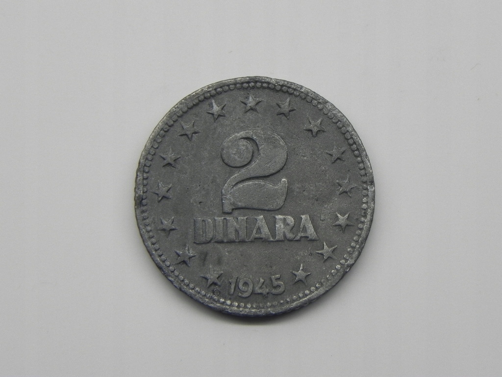 2912/ 2 DINARA 1945 JUGOSŁAWIA