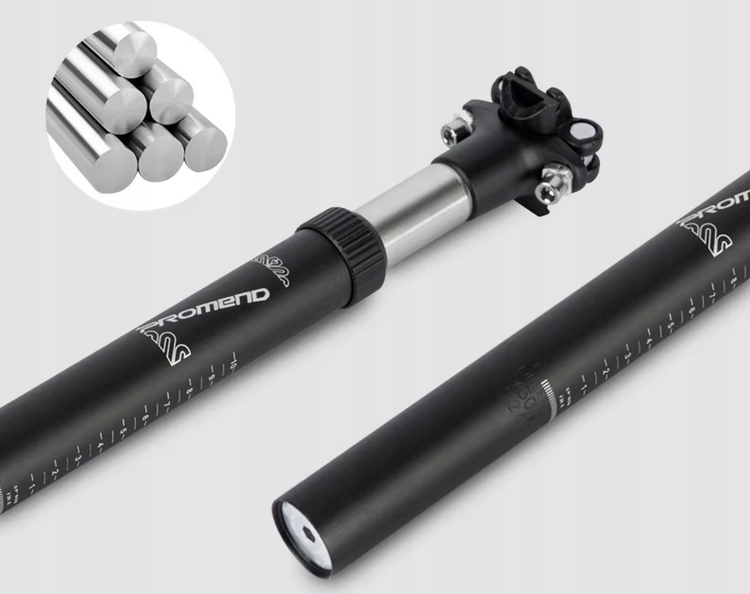 Sztyca amortyzowana Promend 31,6mm jakość