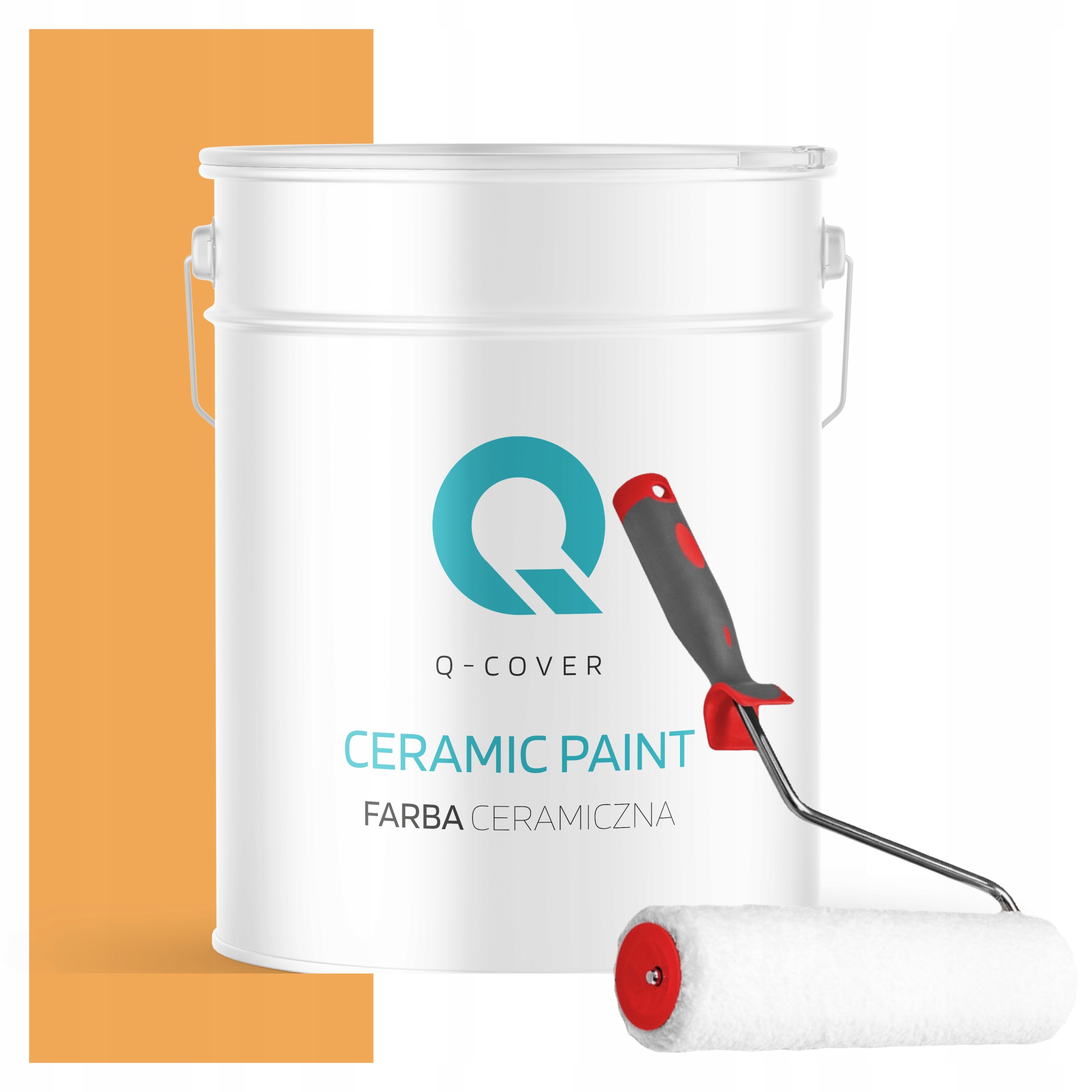 Keramická Farba Na Stenu Tekvicová H6345 10L Mat Poľský Výrobca Valček