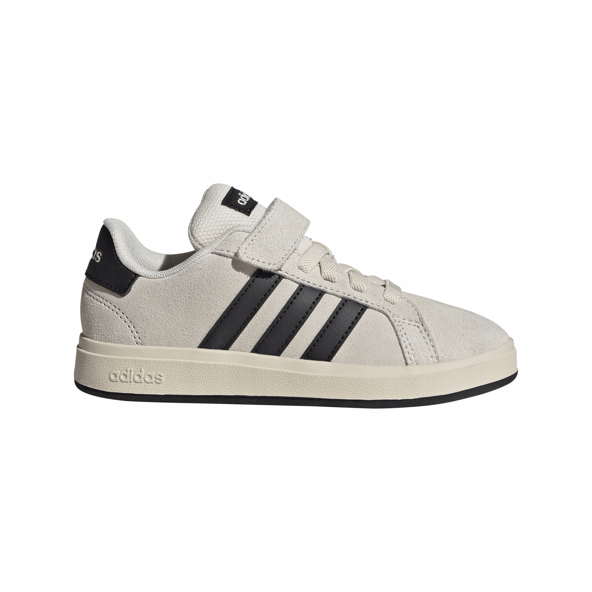 Buty dziecięce sportowe adidas Grand Court 00s JR5568 beżowe na rzep 31