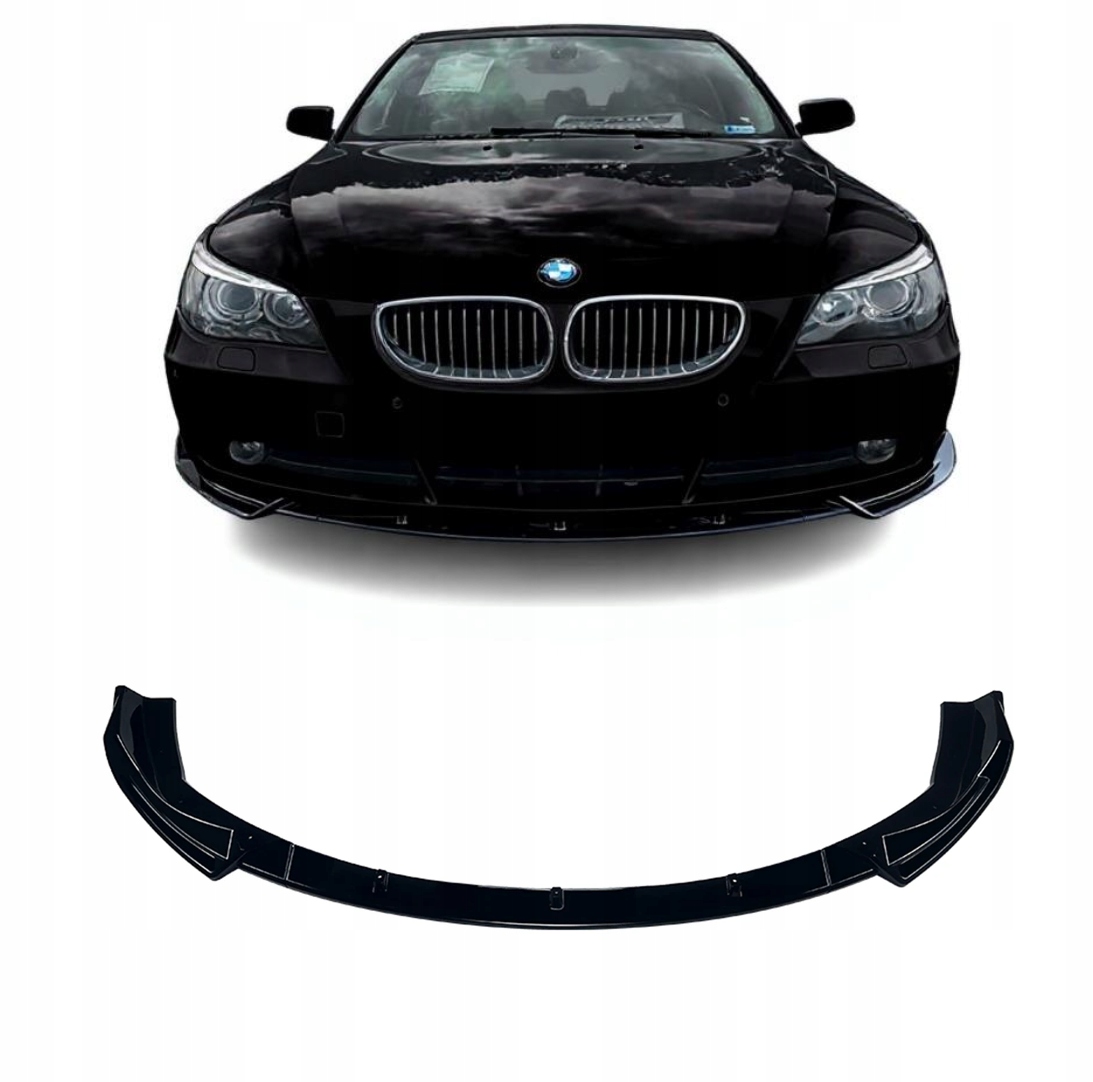 Rozbočovač Nárazníku Obyčejný Černý Lesk Pro Bmw E60 E61 2003-2007