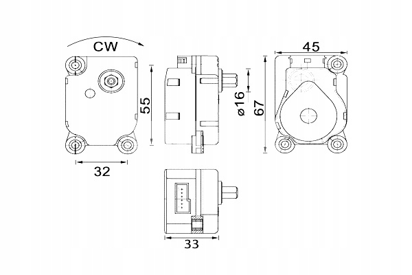 SILNIK KROKOWY KLIMATYZACJI CITROEN XSARA PICASSO PEUGEOT 206 206 + Jakość części (zgodnie z GVO) Q - oryginał z logo producenta części (OEM, OES)