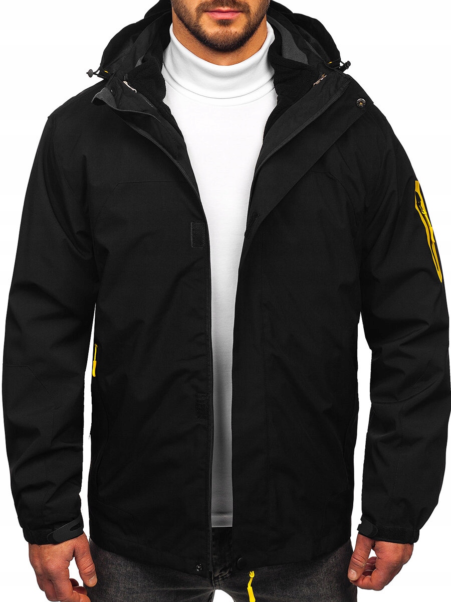 Pánská Zimní Sportovní Bunda S Podšívkou Černá 5M3263 Denley_m