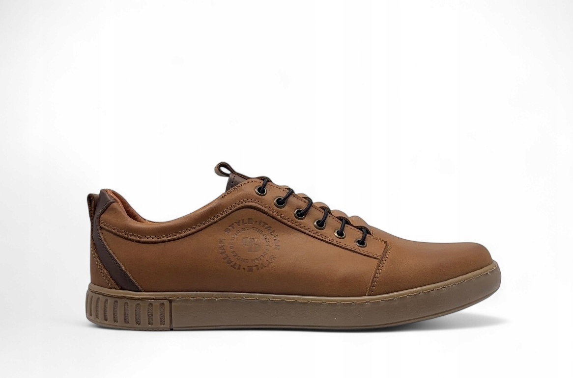 Pánské polobotky model 2121/2 Polbut z přírodní kůže, velikost 41