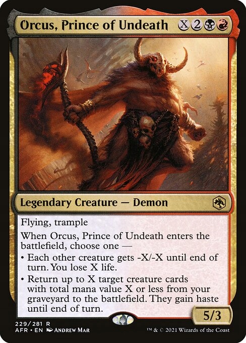 MtG: Orcus, Prince of Undeath (AFR)
