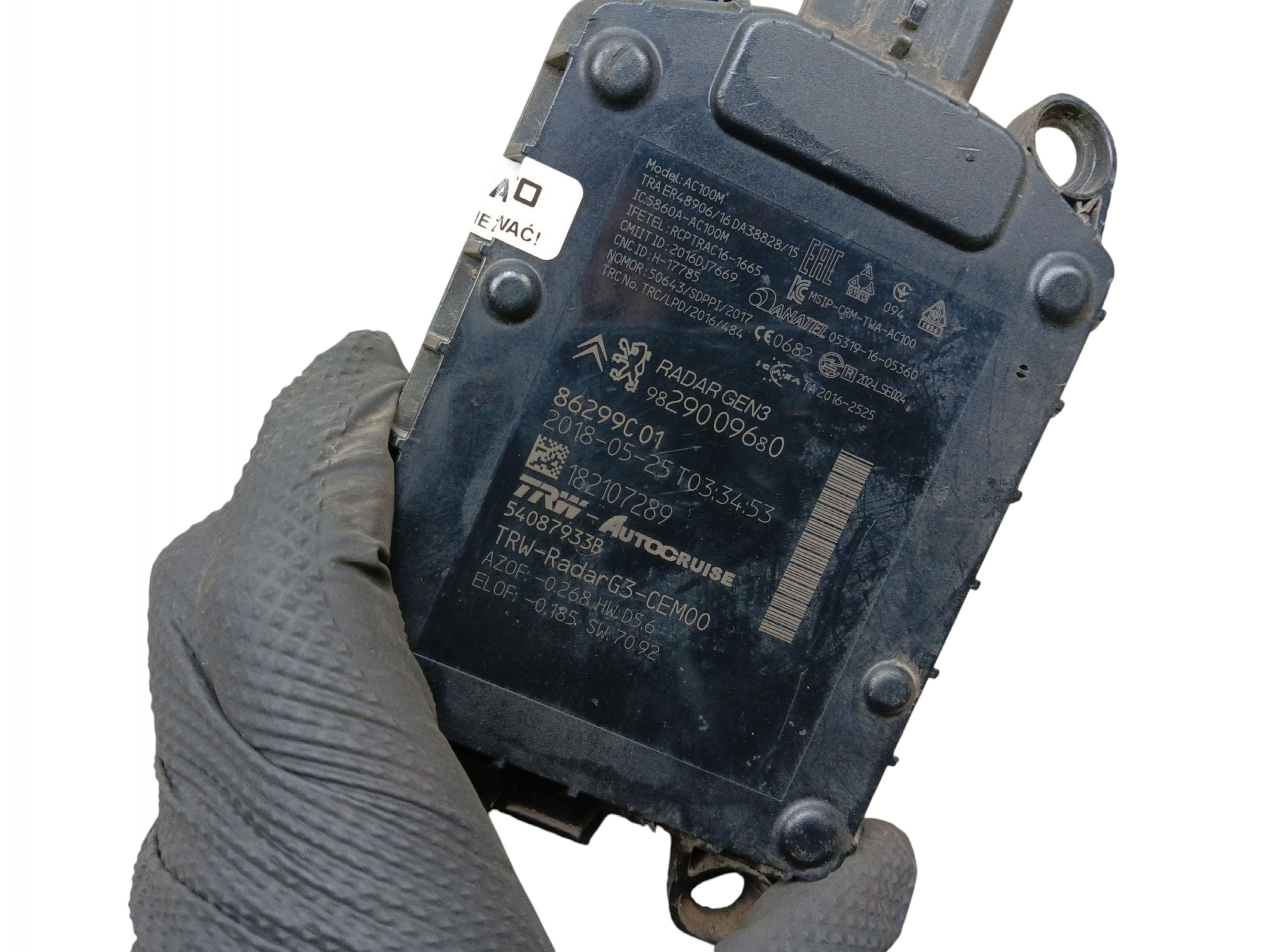 RADAR DISTRONIC OPEL GRANDLAND (2017-2021) 9829009680