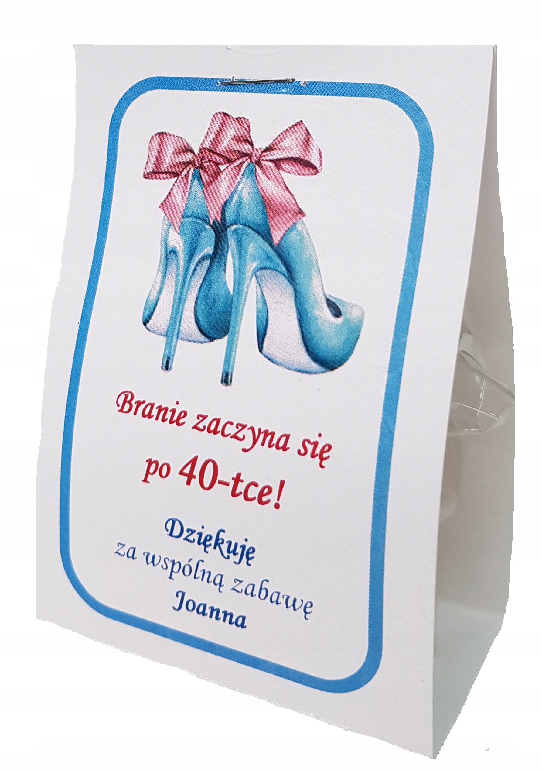 

Podziękowanie dla Gości na osiemnastkę 18 stka