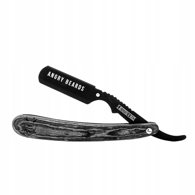 Brzytwa do golenia na żyletki Angry Beards Garrigue Shavette z etui Marka Angry Beards