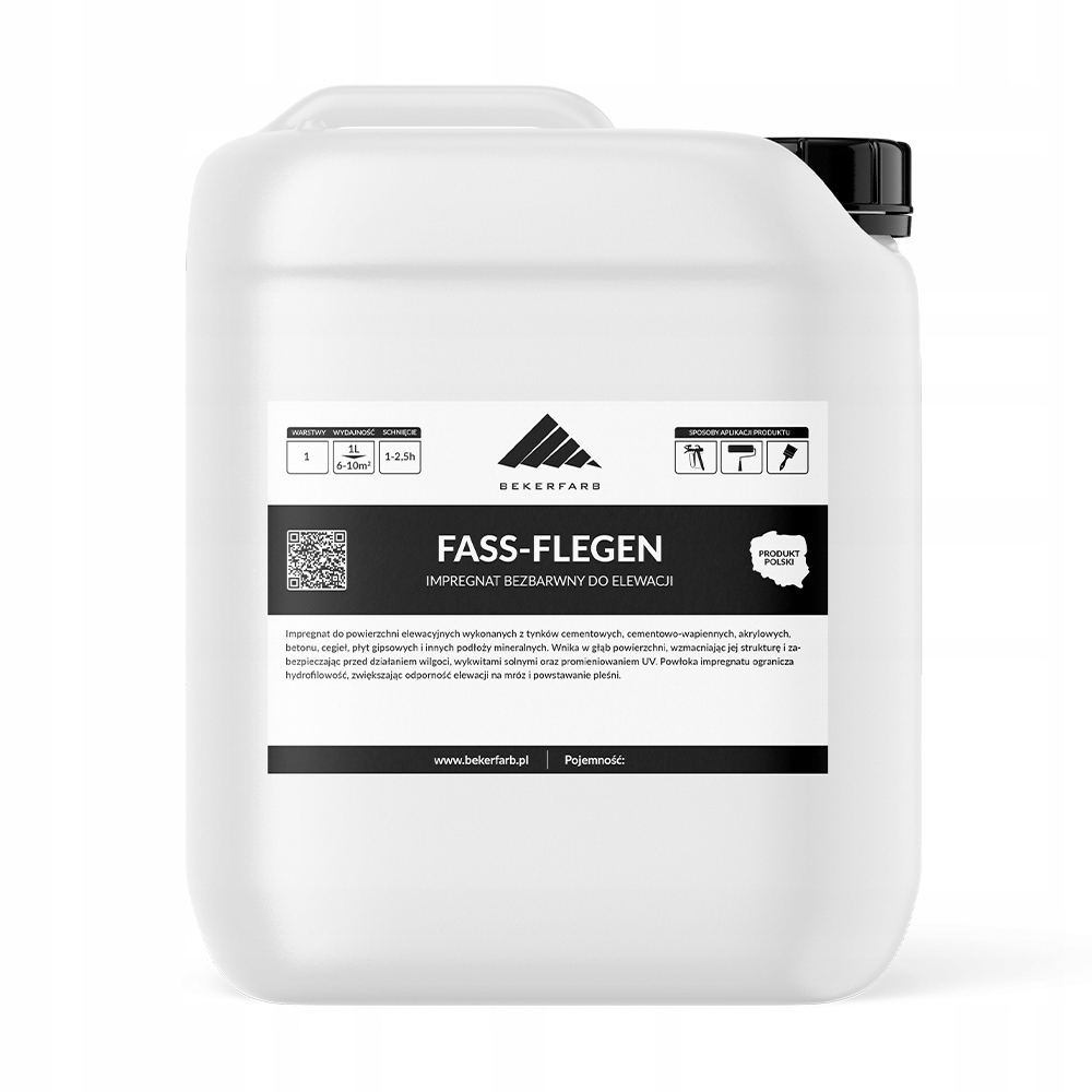 Bezbarvý impregnát pro fasády a fasády 5L