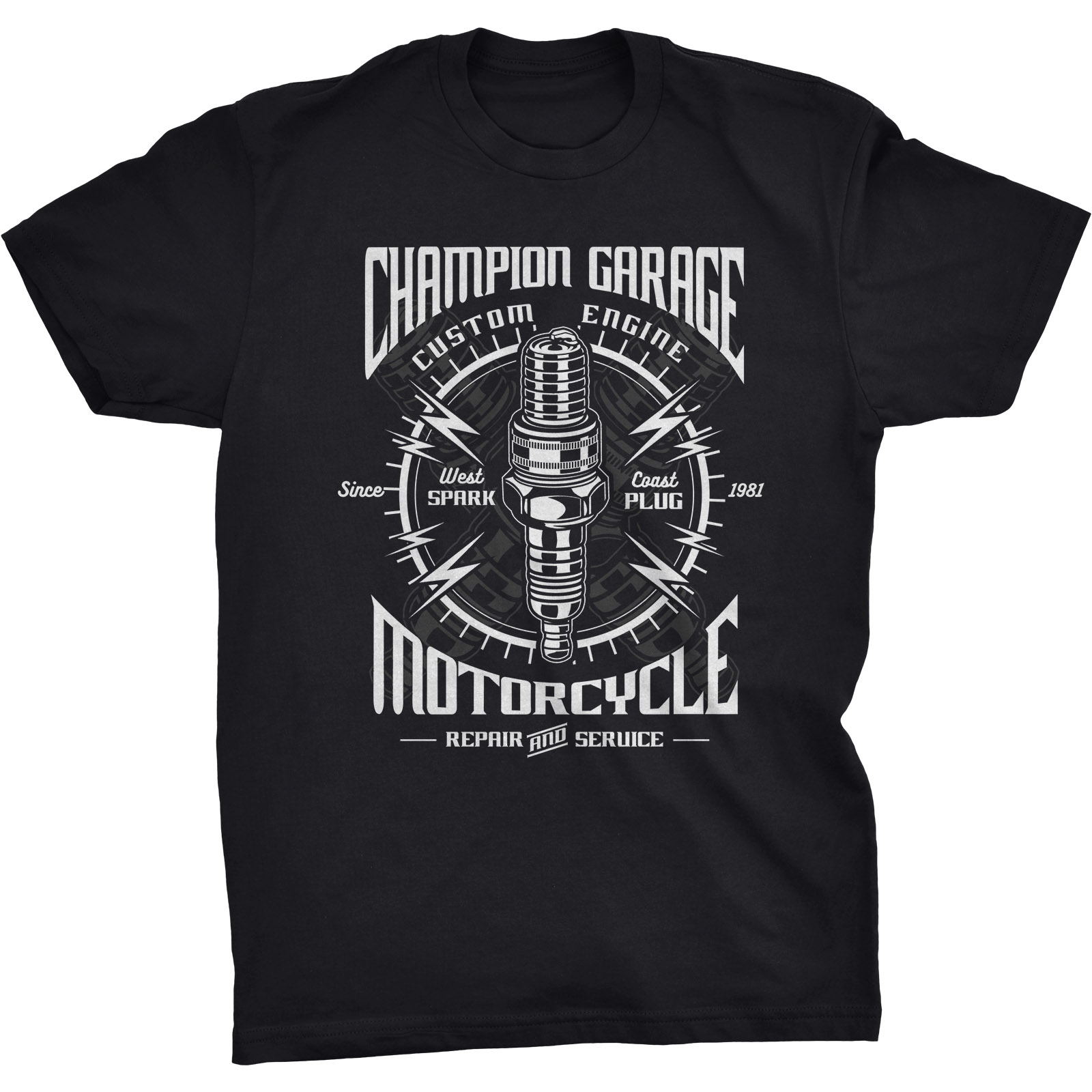 Champion Garage Koszulka Dla Motocyklisty Chopper 12669792287 Allegro.pl