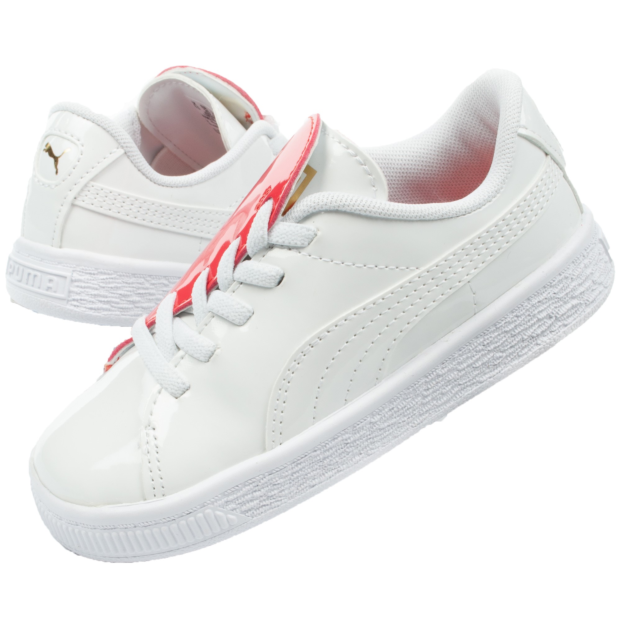 

Dziecięce Puma Basket Crush Patent Baby 369676 01