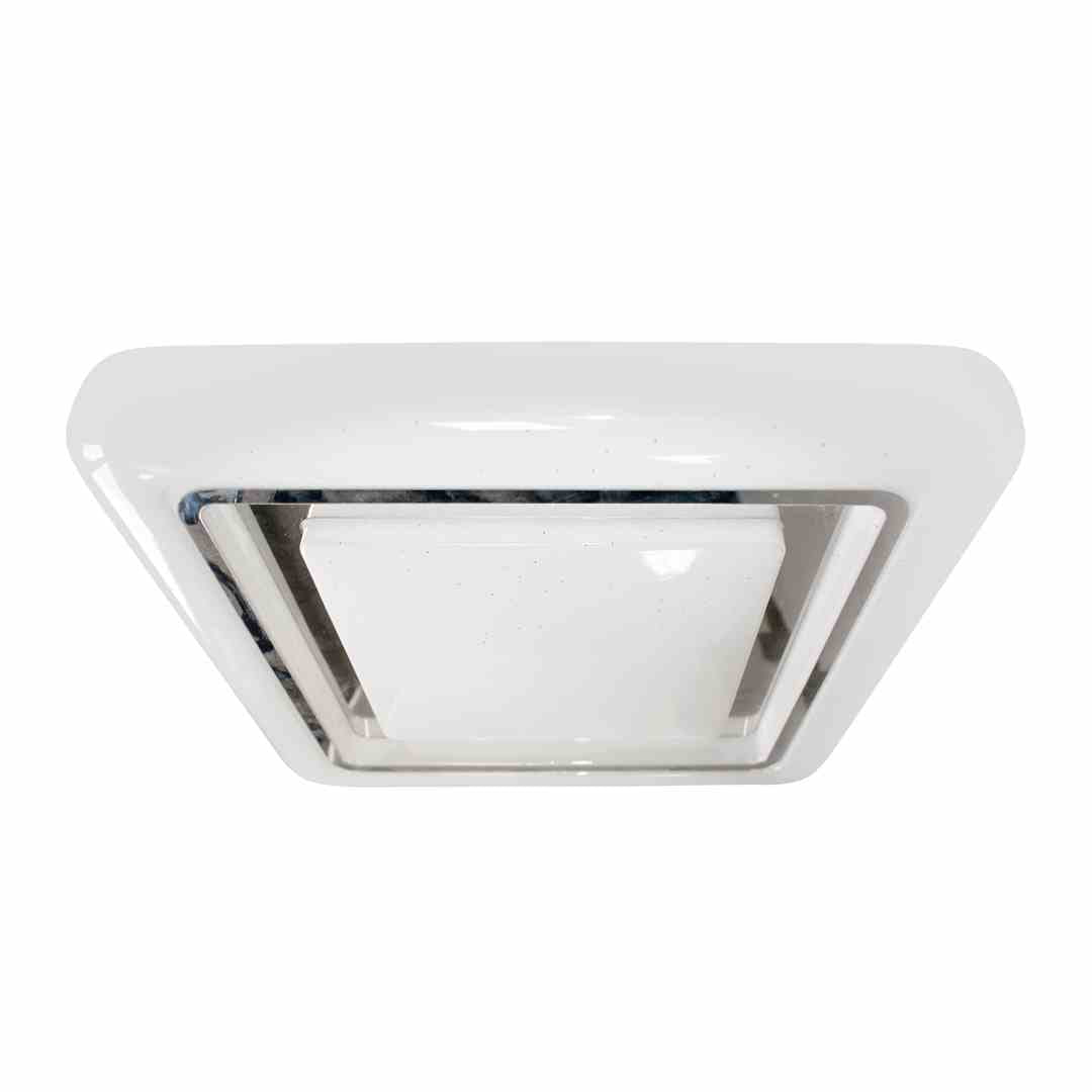 Milagro Led stropná lampa Cameron ML7938, chróm, stmievanie, diaľkový ovládač