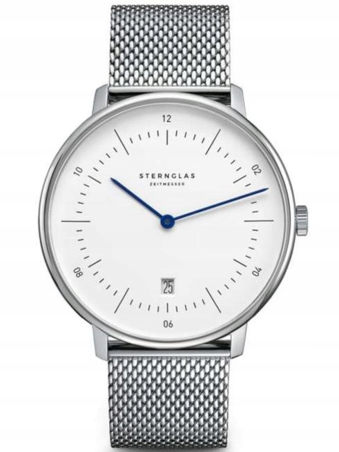 Nové Originální Pánské hodinky Sternglas Naos XL S01-NX44-MI04 data, gravírování