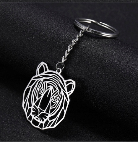 BRELOK, breloczek do kluczy, TYGRYS, tiger, kot