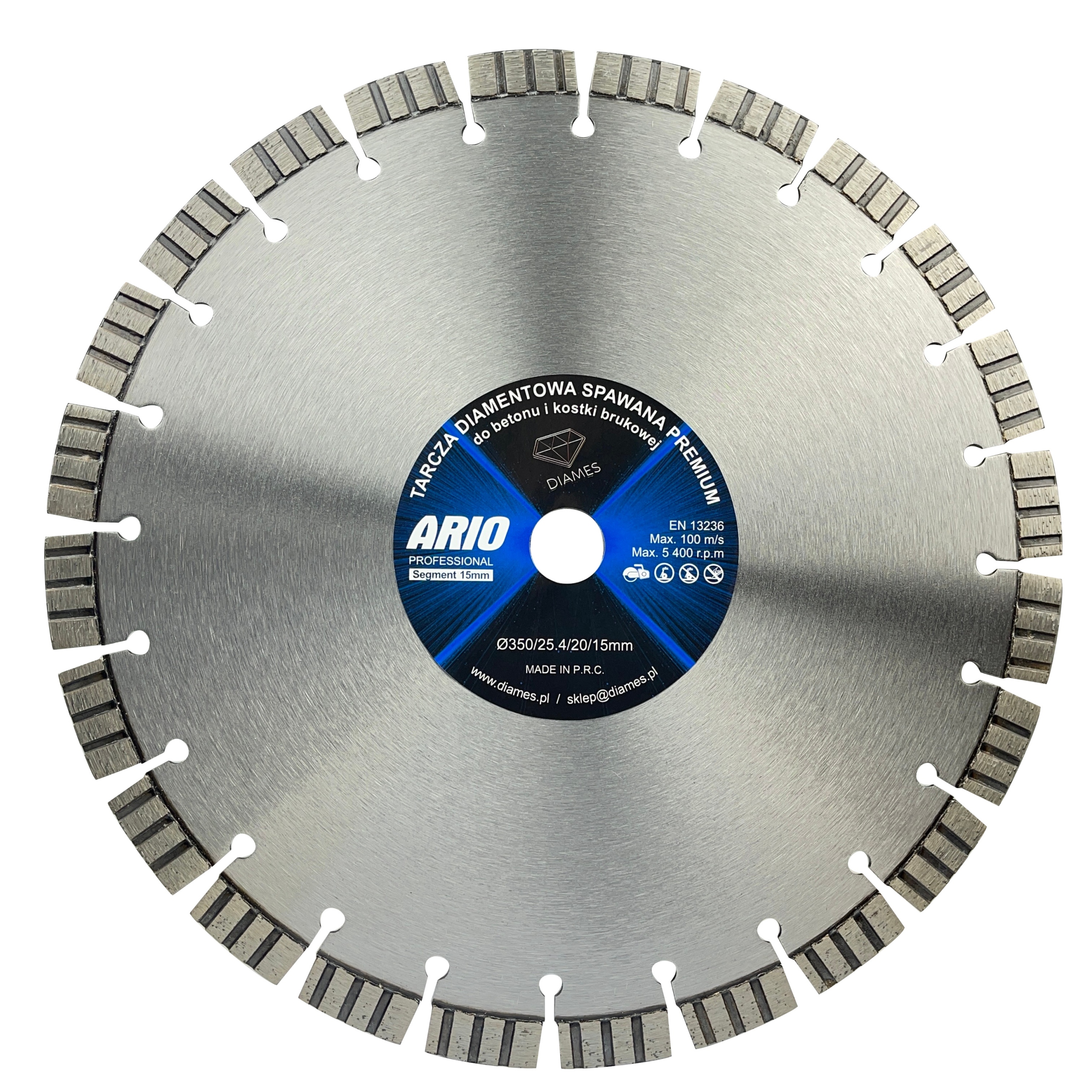 Diamantový Kotouč Diames 350 Na Železobeton 20 MM