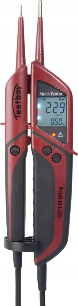 Dvoupólový tester napětí Profi III LCD 3-1000 V Ac 4-1400 V DC True