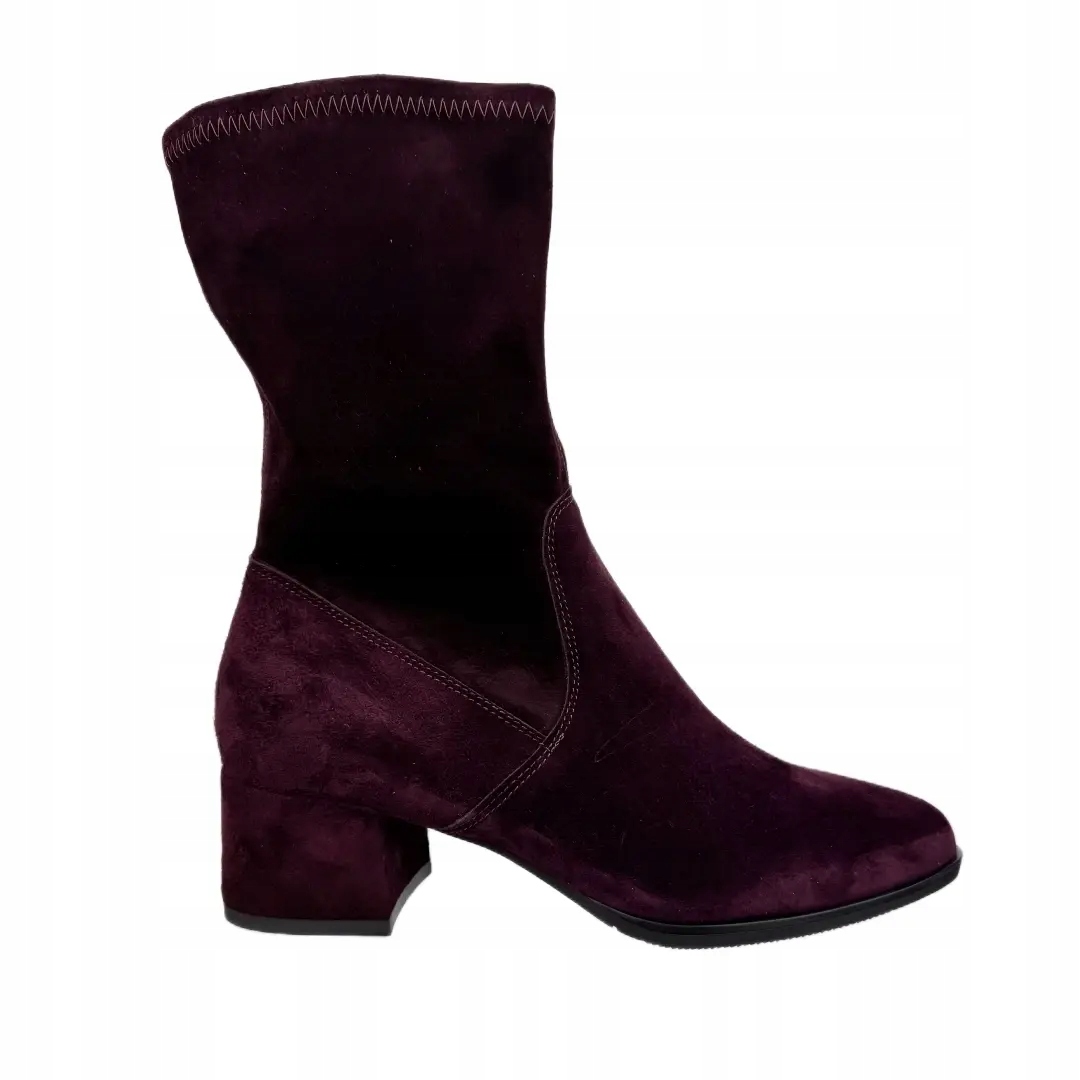 Dámské kotníkové boty Emi Romani 20918 2469 švestka 40, Bordó