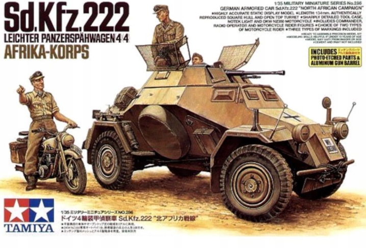 Tamiya 35286 Sd.Kfz.222 Leichter Panzerspahwagen