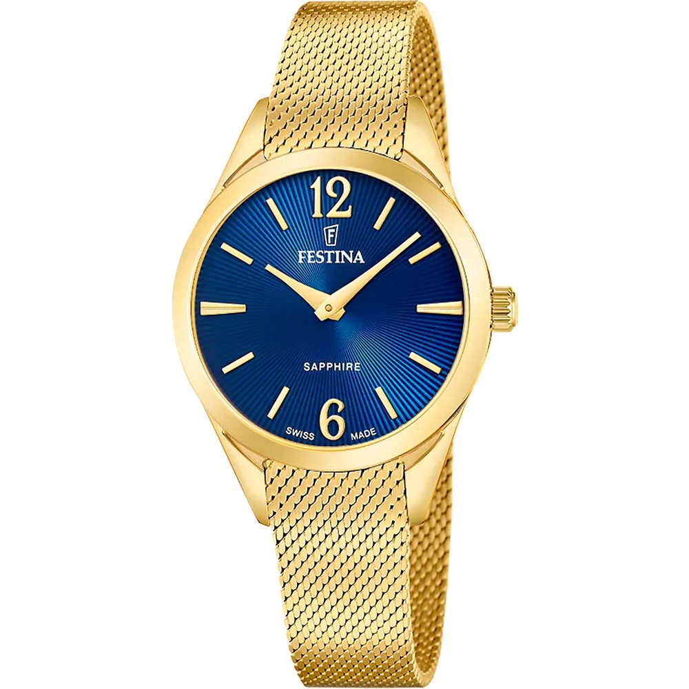 Dámské hodinky Festina F20077-4 zlaté