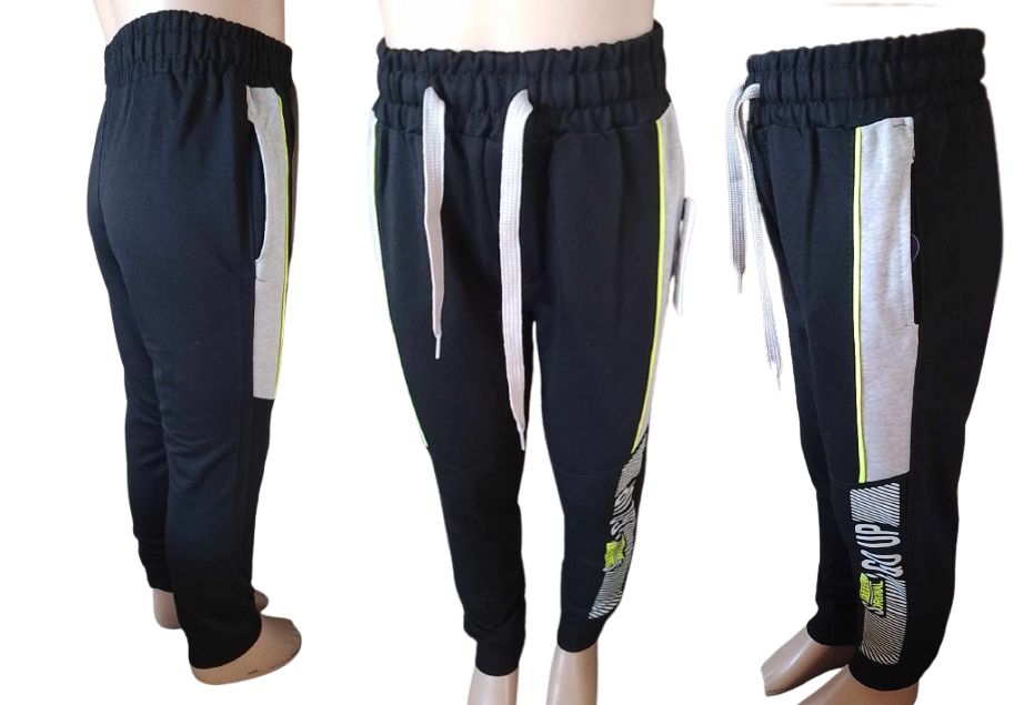 Modne Chłopięce spodnie dresowe dziecięce 134-140