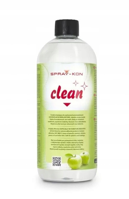 SPRAY-KON CLEAN Zmywacz Do Płyt Meblowych 1L EAN (GTIN) 5902686910329
