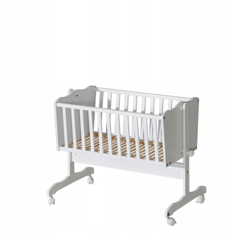 KOŁYSKA NA KÓŁKACH DLA NIEMOWLĘCIA MOŻLIWOŚĆ BLOKADY KOŁYSKI BEJBIK