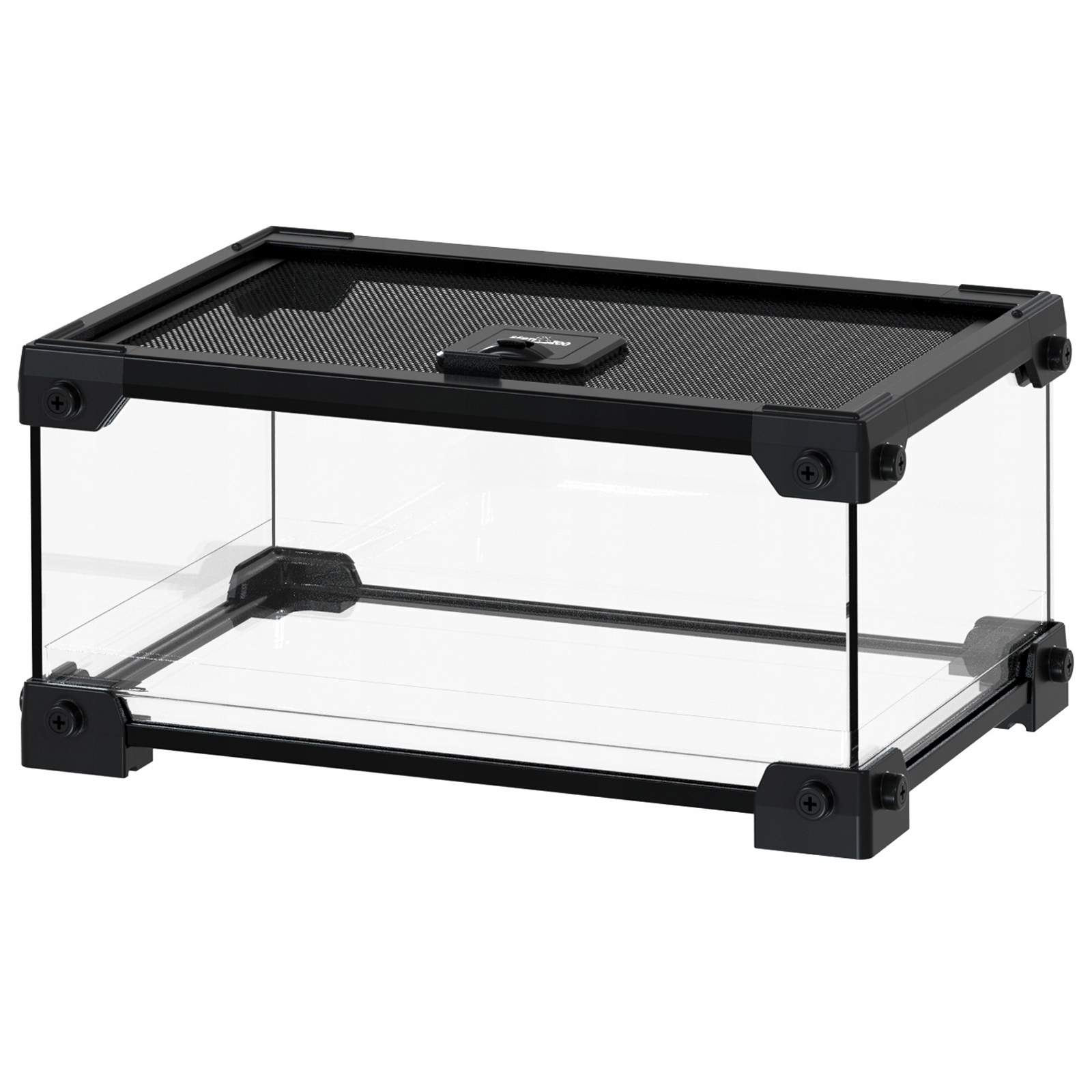 Levně Kompaktní Terárium S Vodotěsným Dnem Pro Malé Plazy Obojživelníků 30x20x15