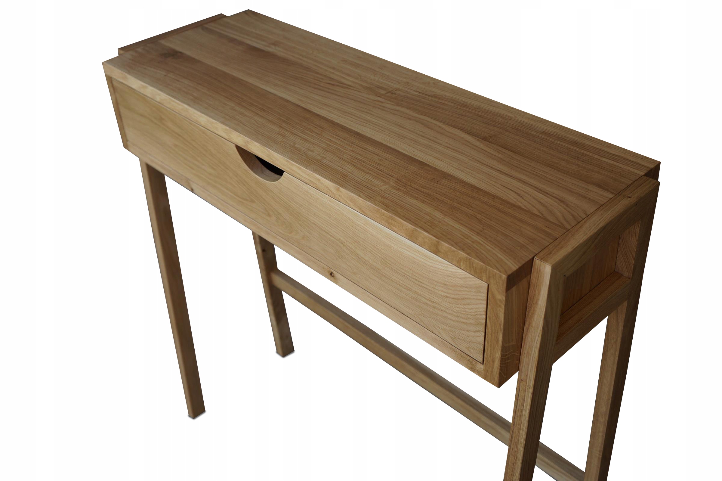 KONSOLA LOFT Z SZUFLADĄ 80 CM LITY DĄB Wysokość mebla 80 cm