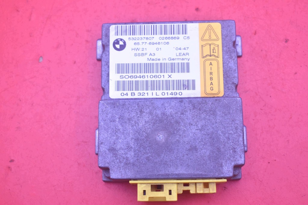 modul SENSOR airbag airbagů sedačka spolujezdce 6946106 BMW E65 E66 01-05