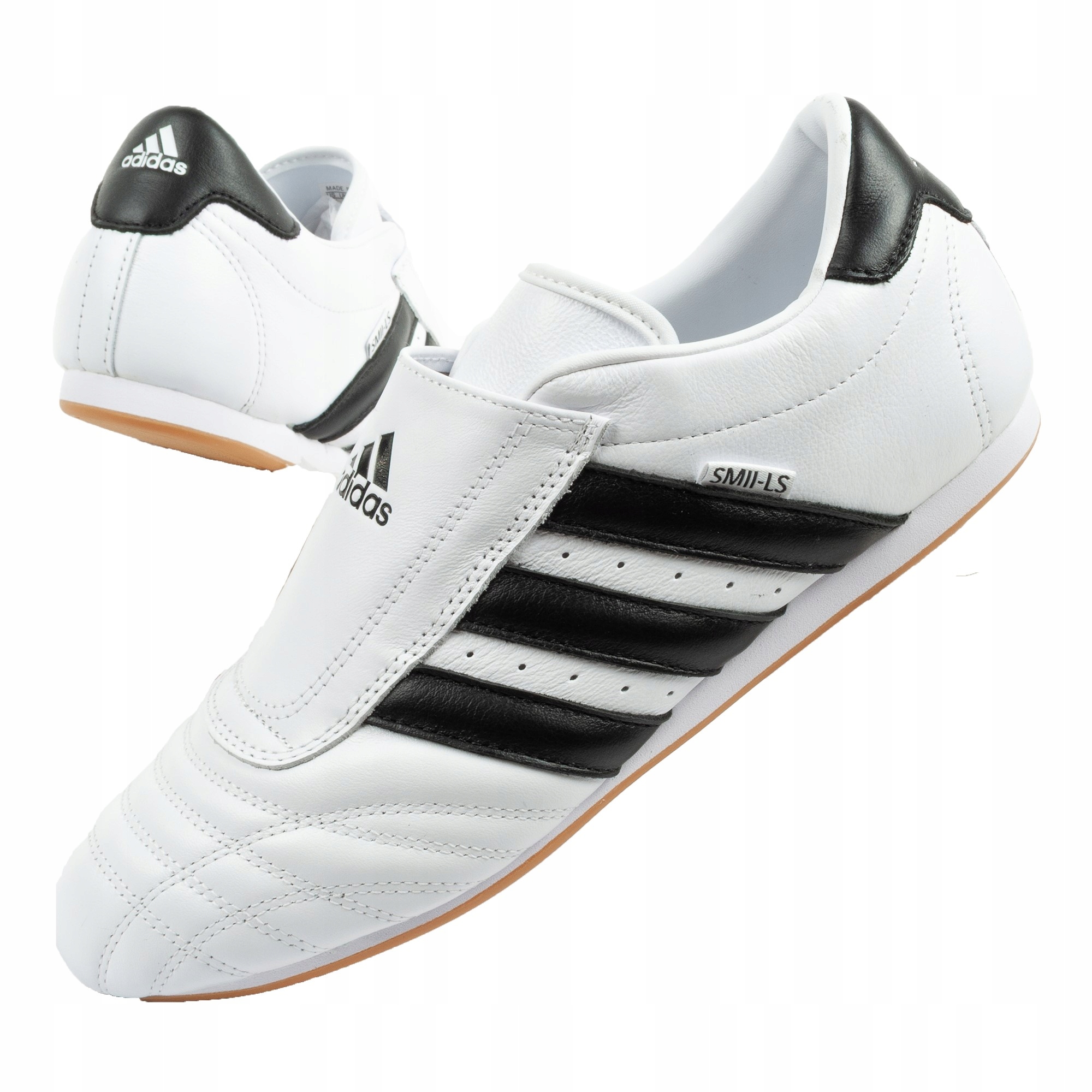 Dámské sportovní boty Adidas Taekwondo vel. 38 2/3 bílé, kožené, nazouvací