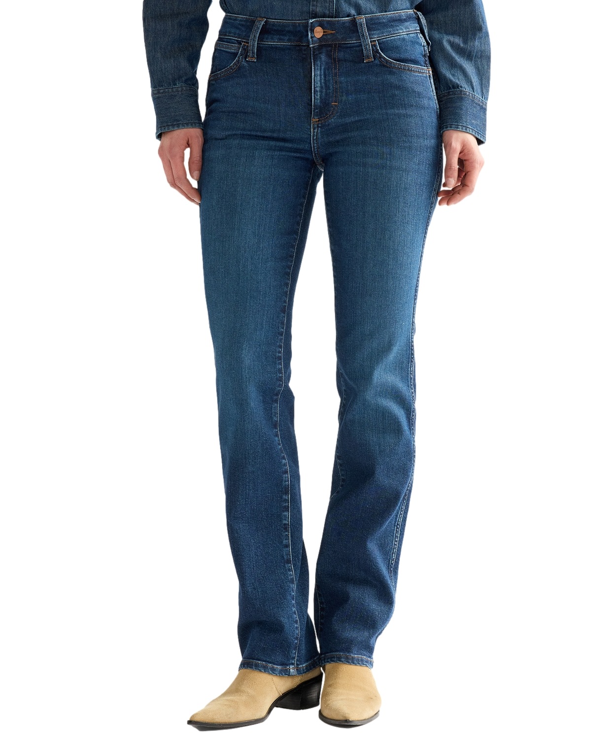 Jeansy Wrangler Straight 112386686 Overcast W 33 L 32
