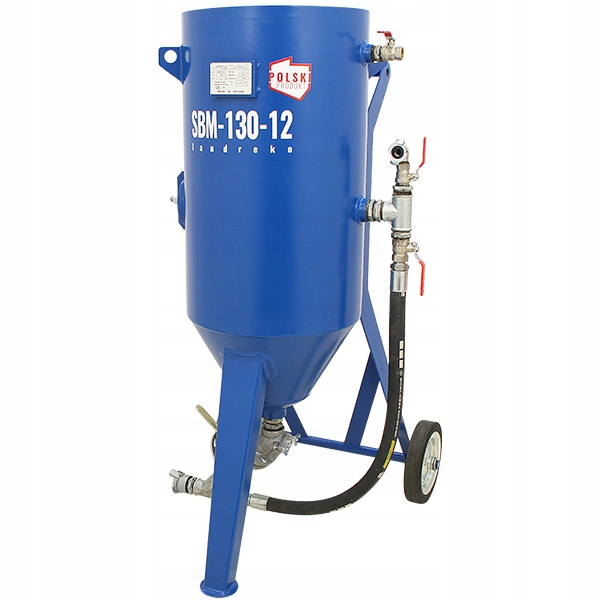 POLSKA MOBILNA PIASKARKA CIŚNIENIOWA 130LITRÓW 12BAR Marka Land Reko