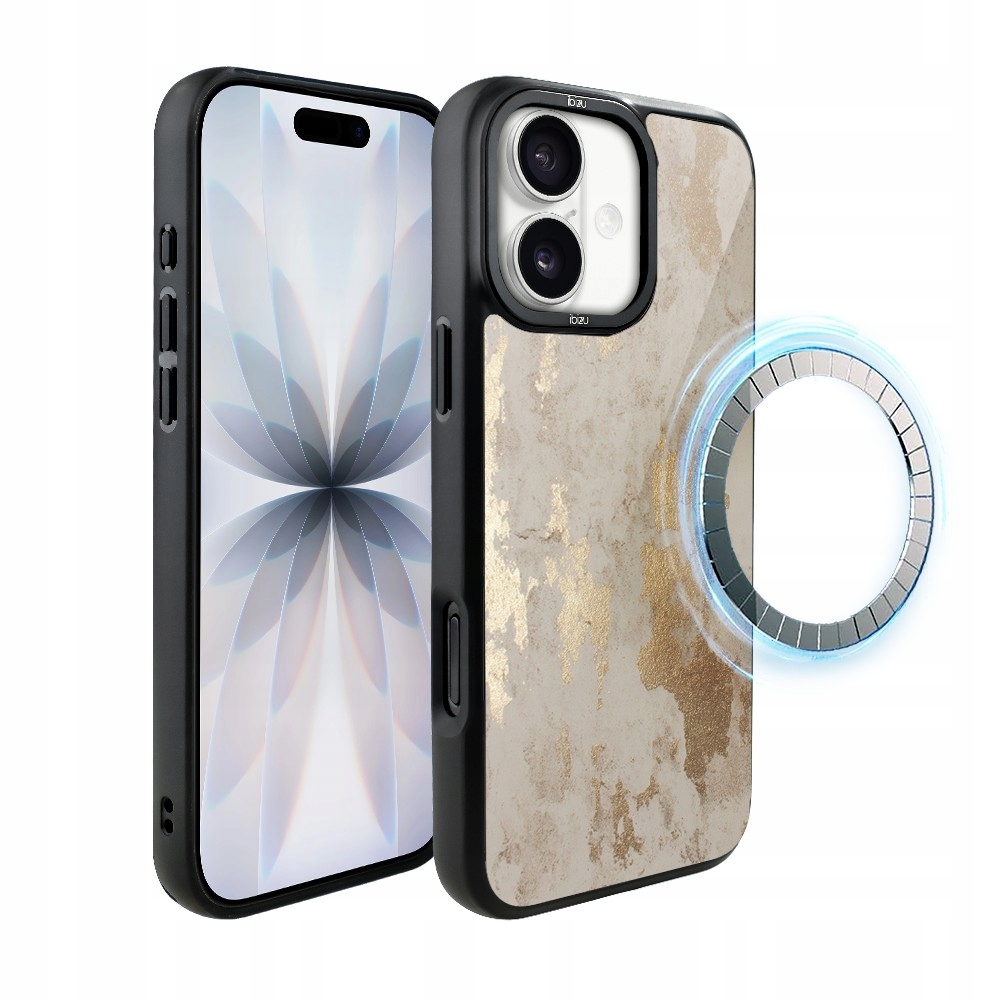 Pouzdro pro iPhone 17 Ibizu DropGuard Matt s MagSafe, šampaňské zlato