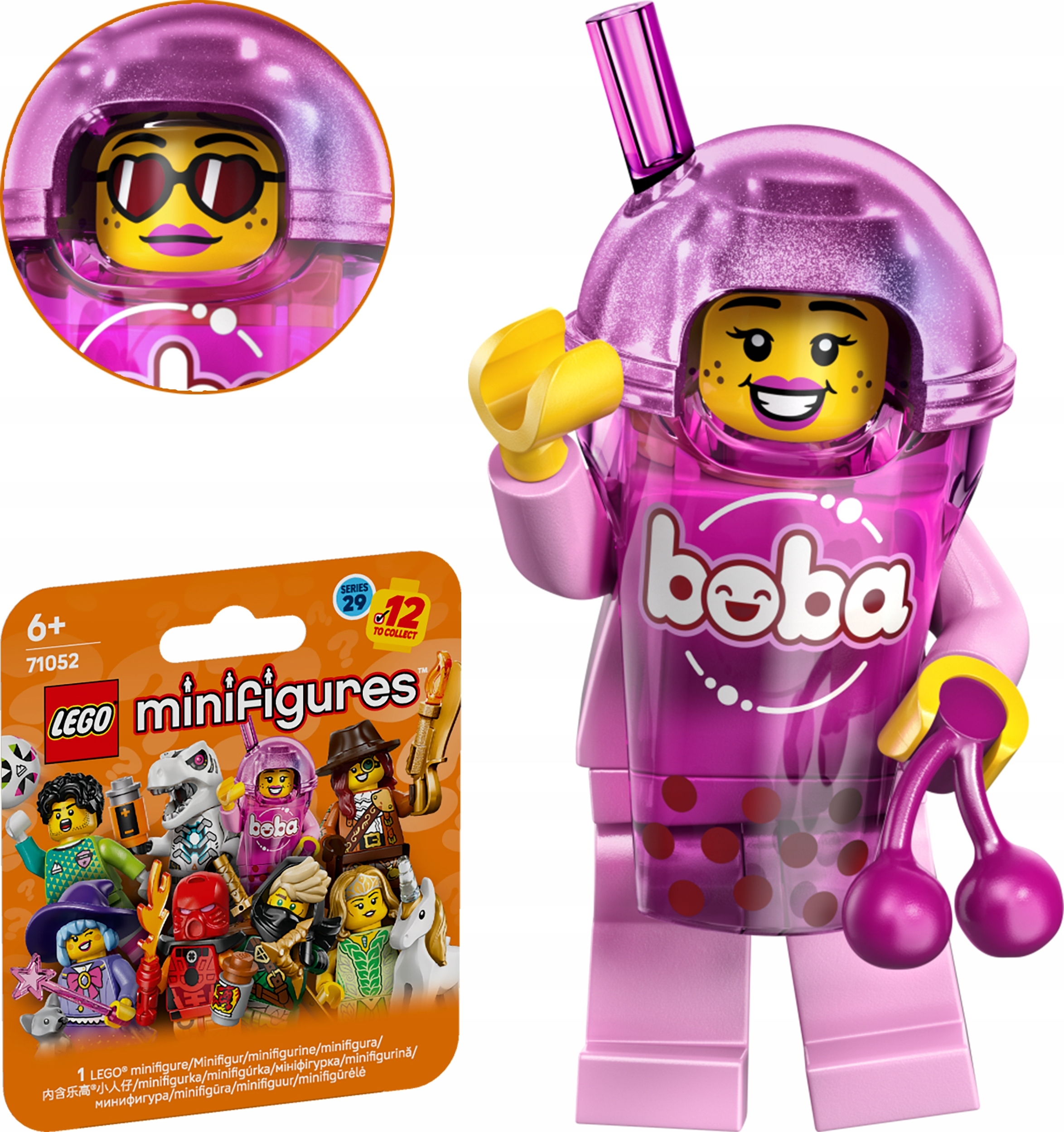 71052 Lego Minifigures Seria 29 Miłośniczka Bubble Tea col29-5