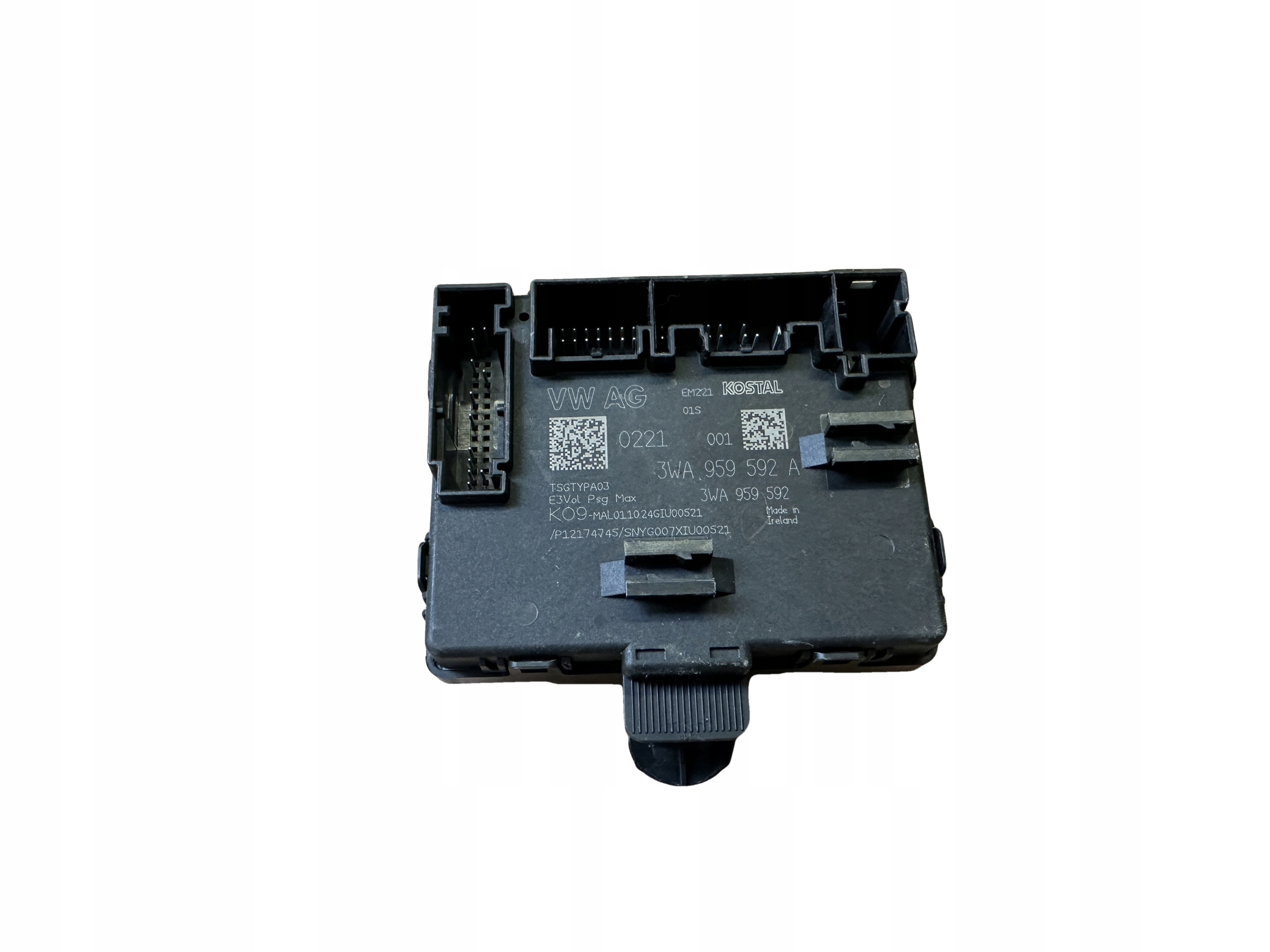 AUDI VW SEAT SKODA control unit module door right front 3WA959592A