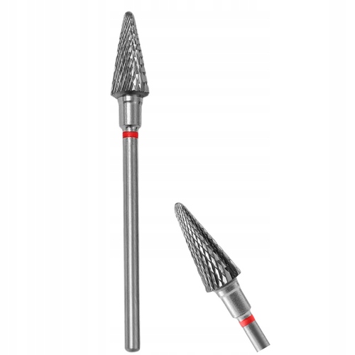 Staleks Fréza Z Karbidu Vánoční Kužel Červená 6/14 mm FT71R060/14