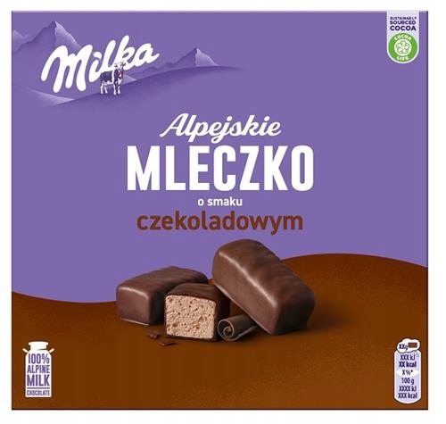Levně Milka Alpské čokoládové mléko 330 g Ptačí mléko x 6 ks