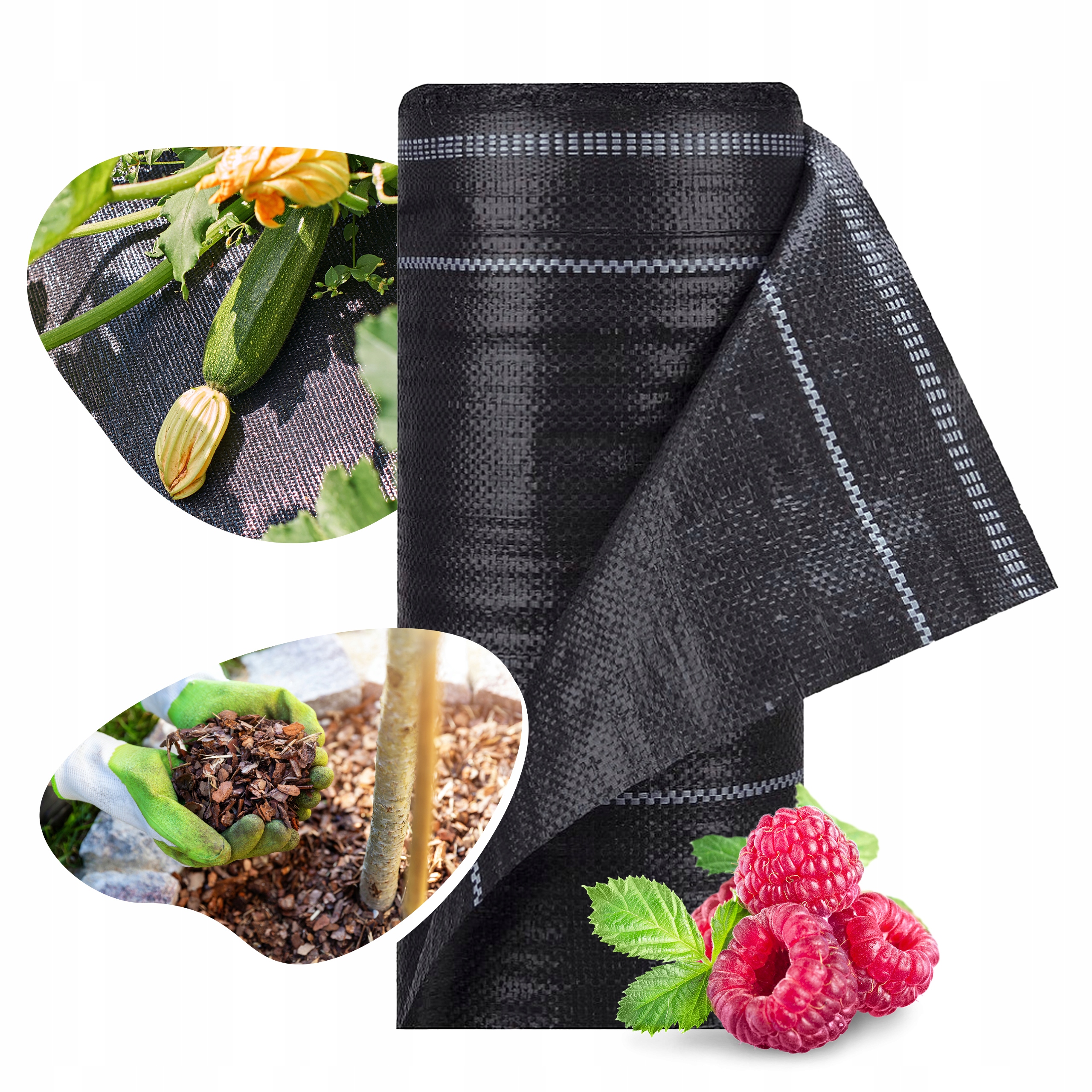 Agrotkanina Czarna Antychwastowa 2,7x100m mata agrowłóknina na chwasty 70g