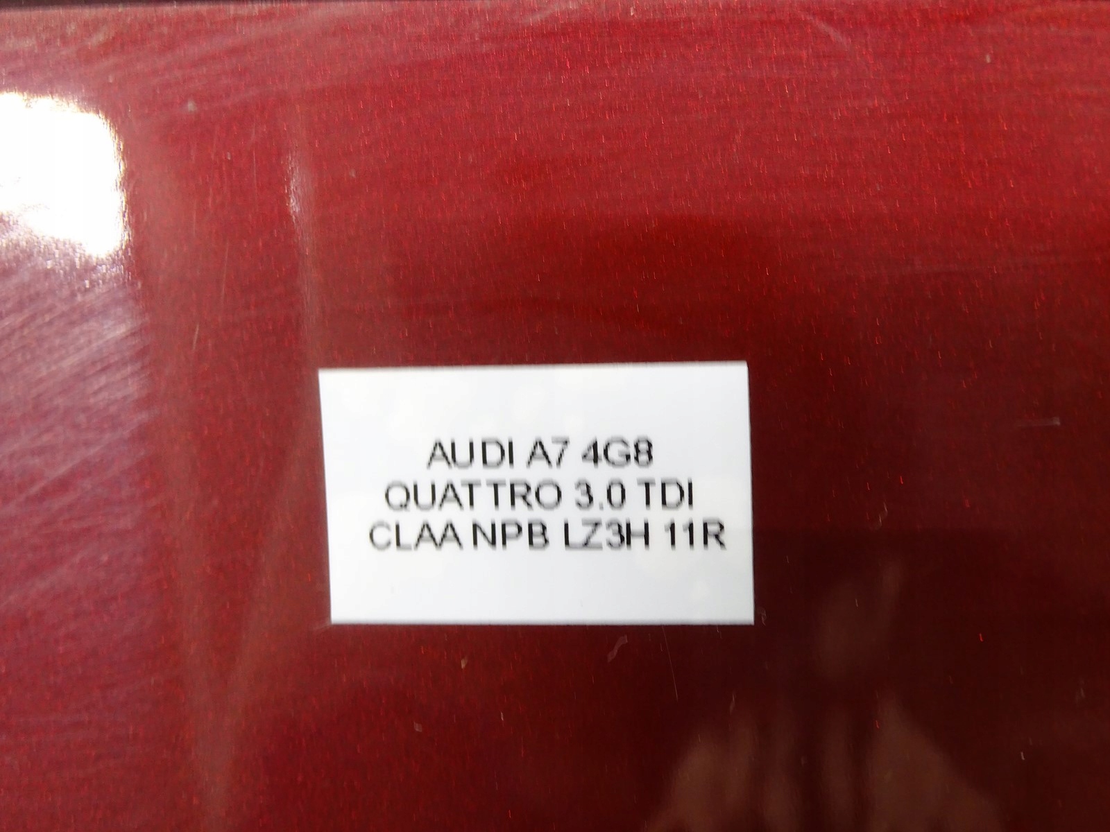 door right rear part right rear. window AUDI A7 4G LZ3H